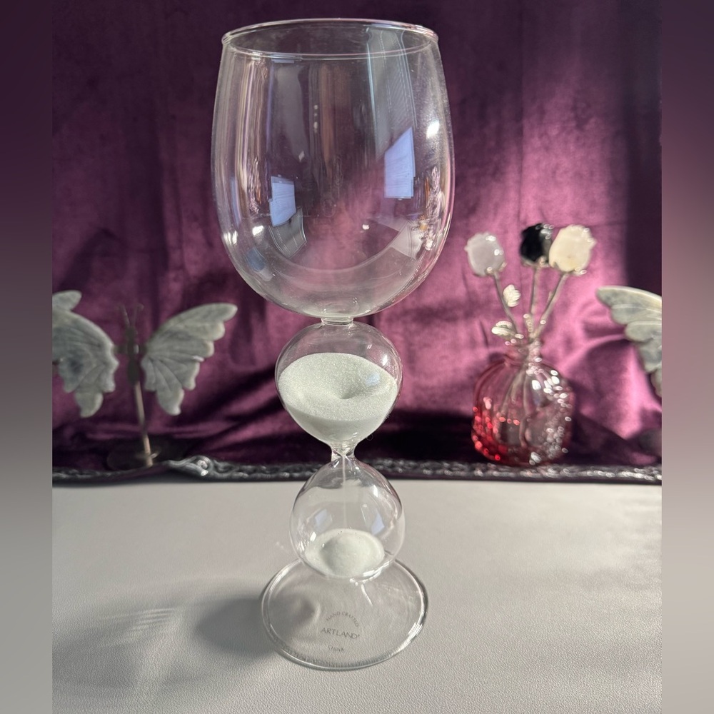 Artland Wine Glass with Hourglass Stem